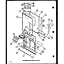 Amana BR20M-P7812519W refrigerator door parts (bc20m/p7812521w) (bc20n/p7812528w) diagram