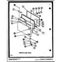 Amana BX20N-P7812527W freezer door parts (bx20m/p7812520w) (bx20n/p7812527w) diagram