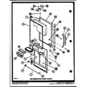 Amana BX20N-P7812527W refrigerator door parts (bx20m/p7812520w) (bx20n/p7812527w) diagram