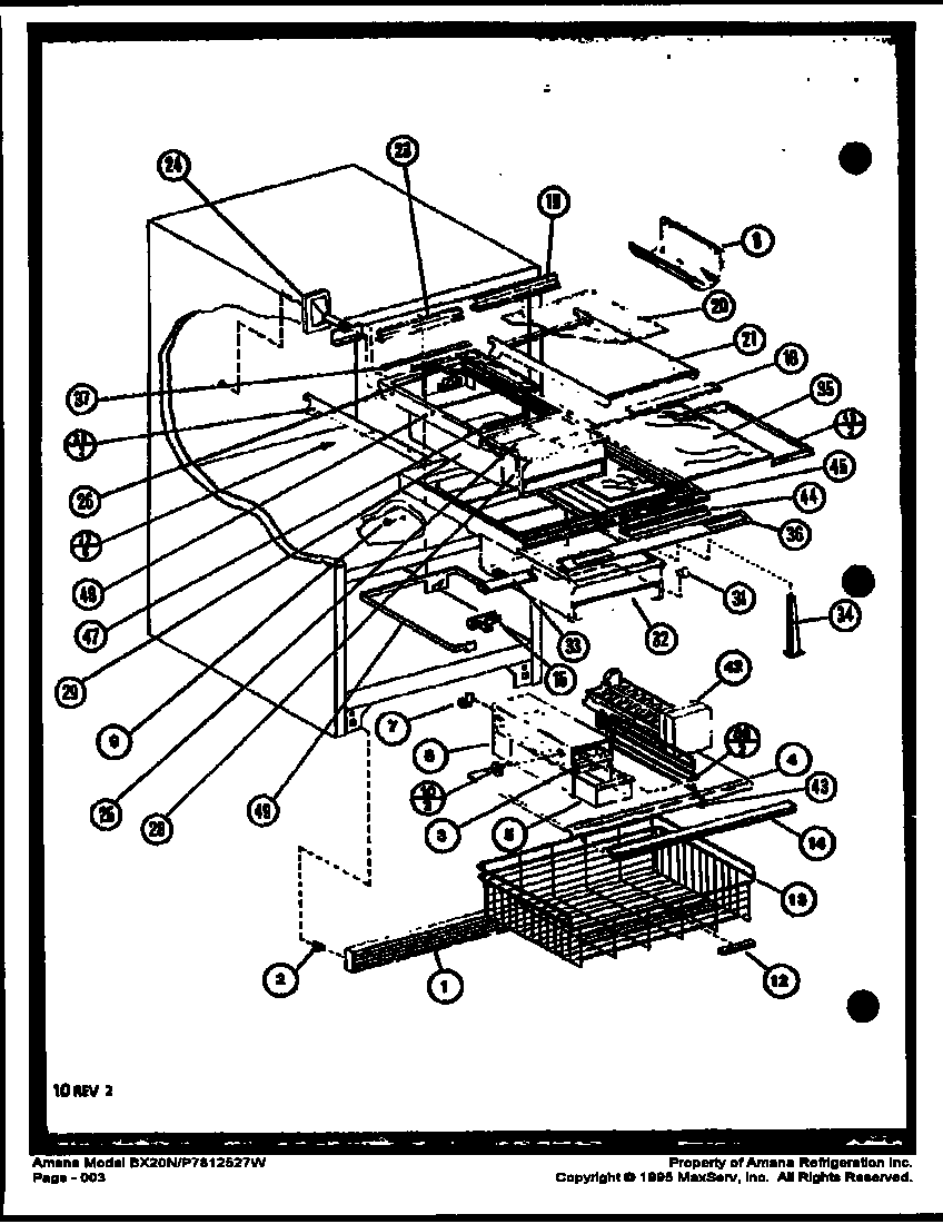 Amana BX20N-P7812527W (bx20m/p7812520w) diagram