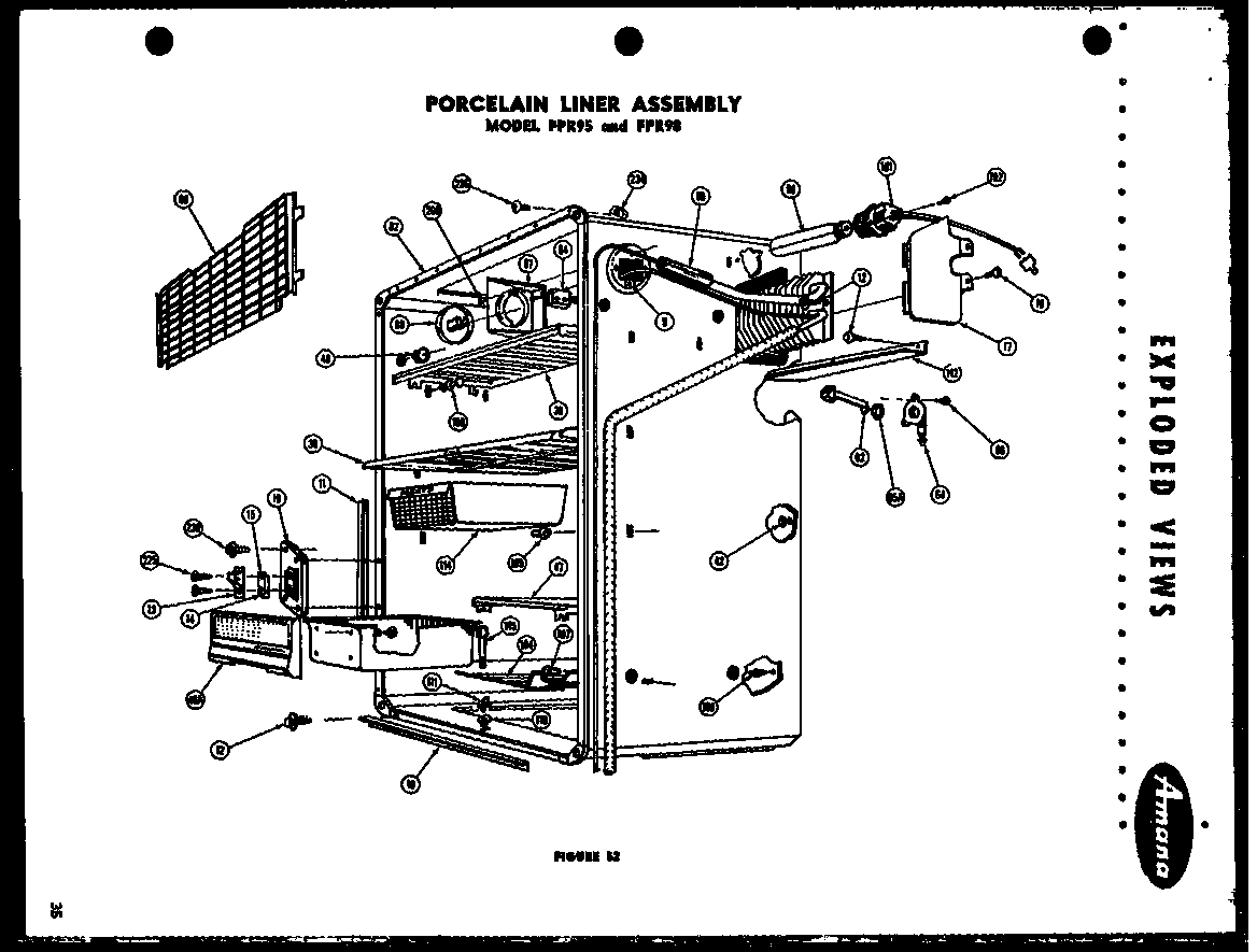 Amana FPR95L liner (fpr95) (fpr98) diagram