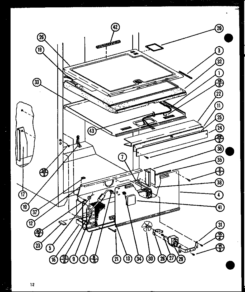 Amana 86058-P7812530W (86051/p7812529w) (86058/p7812530w) diagram