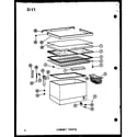 Amana CD7W-AG/P60330-4WG cabinet parts diagram