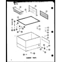Amana C15B-1/P73980-19W cabinet parts diagram
