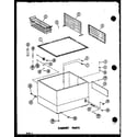 Amana C15B1/P7398043W cabinet parts diagram