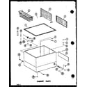 Amana C15B3W/P1125003W cabinet parts diagram