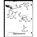 Amana C28B-1-G/P73980-13WG machine compartment parts diagram