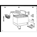 Amana C23F cabinet parts (c11f) (c15f) (cp15) (c19f) (c23f) (c28f) diagram