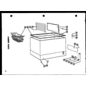 Amana C15F cabinet parts (ec11f) (ec15f) (ec19f) (ec23f) (ec28f) diagram