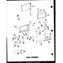 Amana RC10A-DD/P72091-3M door assembly diagram
