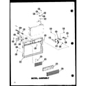 Amana RC10A-DD/P72091-3M bezel assembly diagram