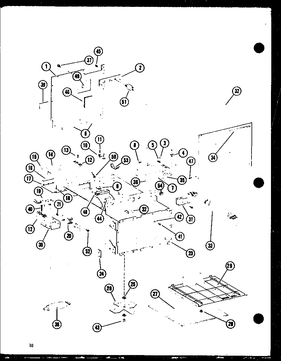 Amana RC-10S/P72649-2M access panel diagram