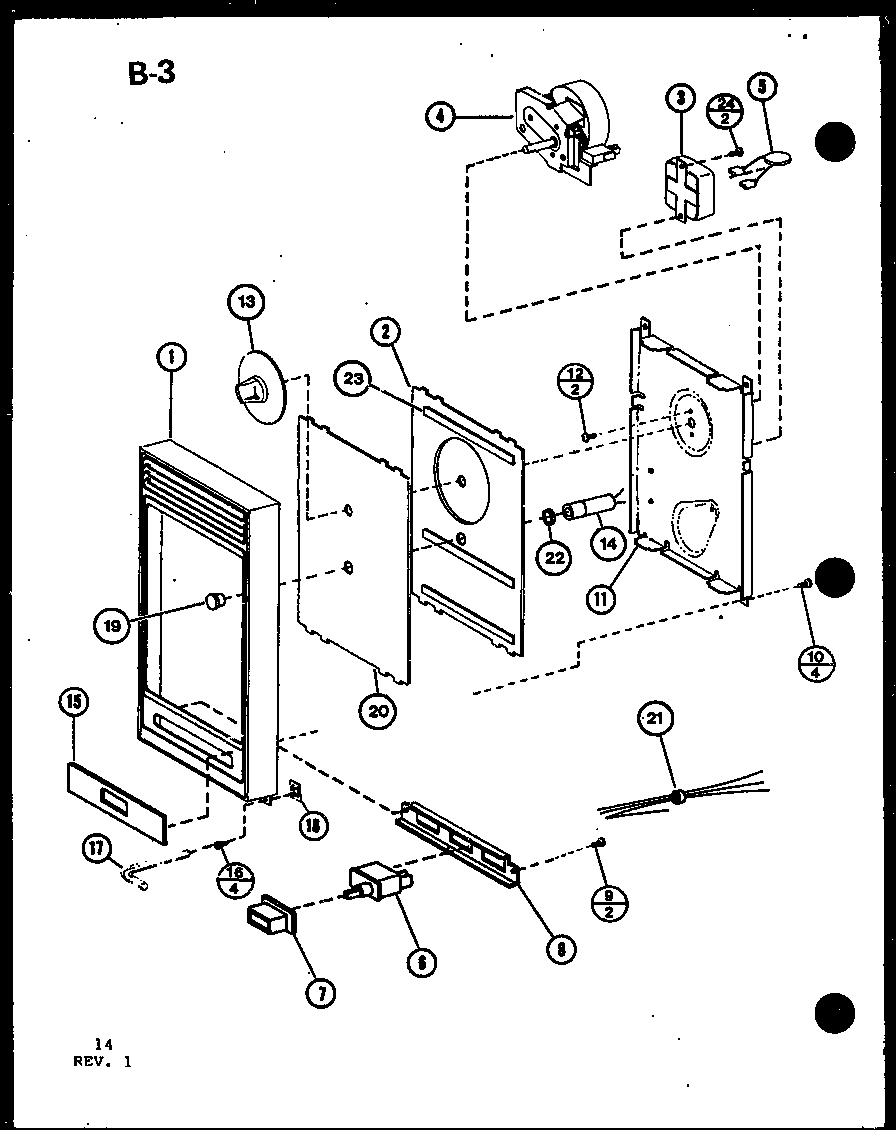 Amana RS-7/P75589-3M control panel diagram