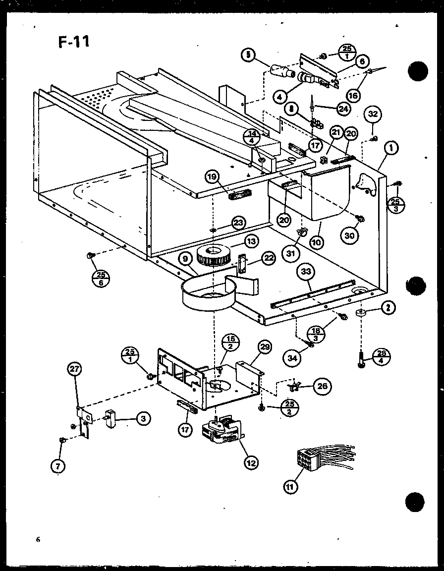 Amana RS-7A/P75589-7M blower diagram