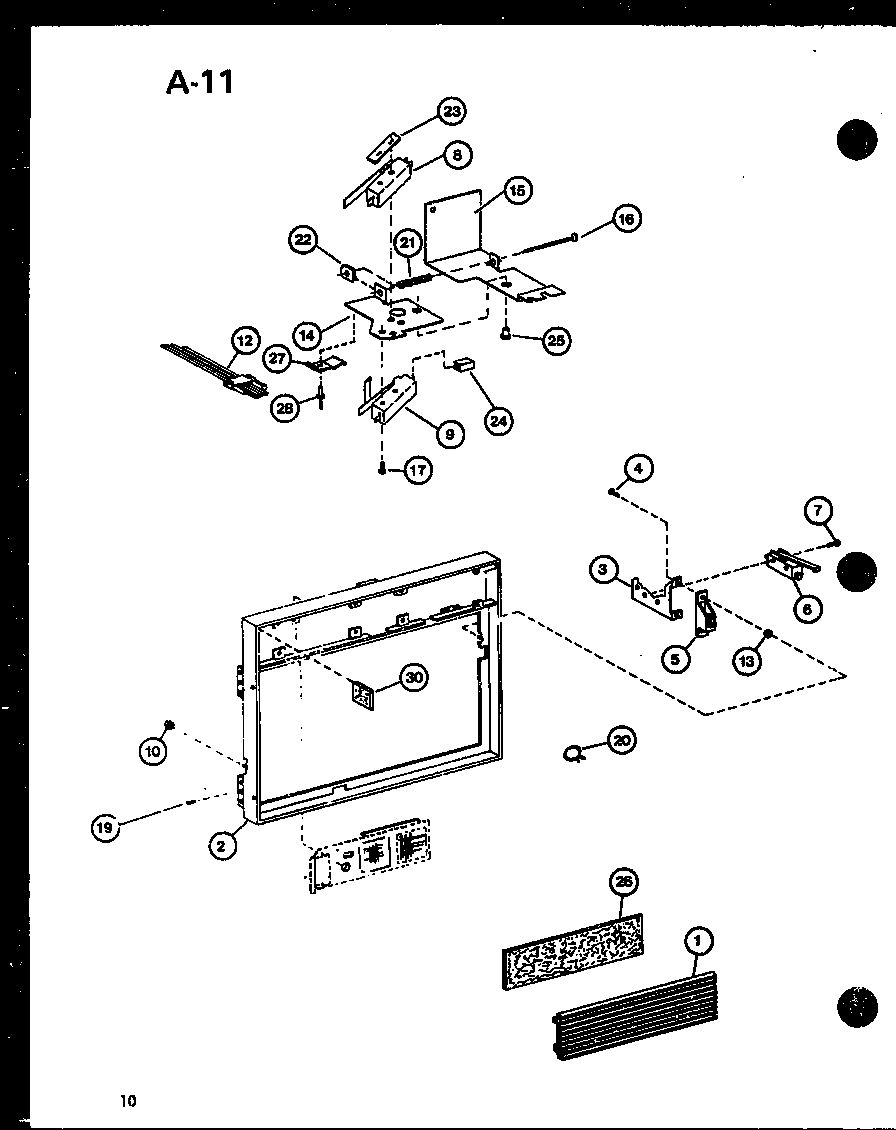 Amana RC-8/P75260-3M grille diagram