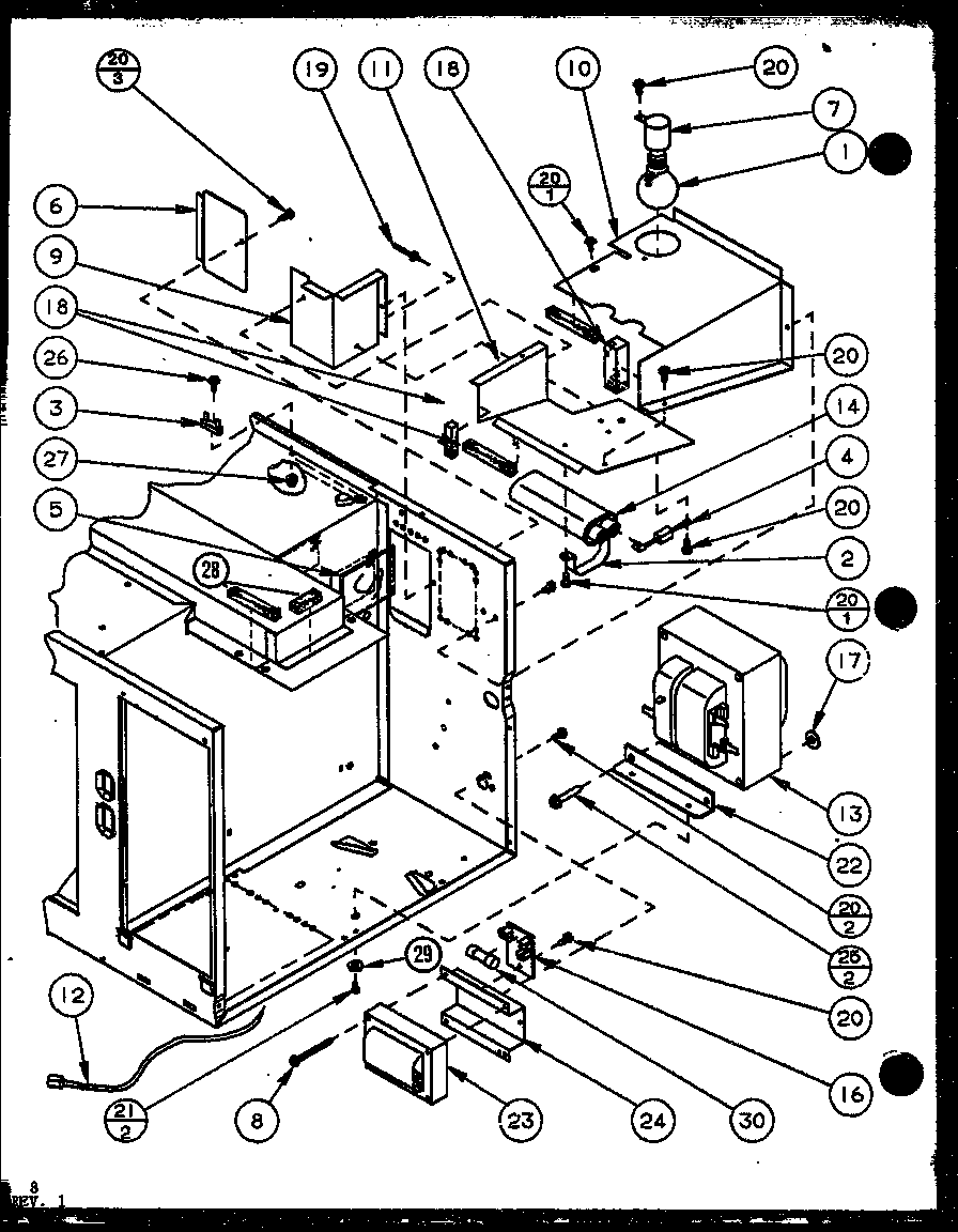 Amana RVS7/P7715413M transformer diagram