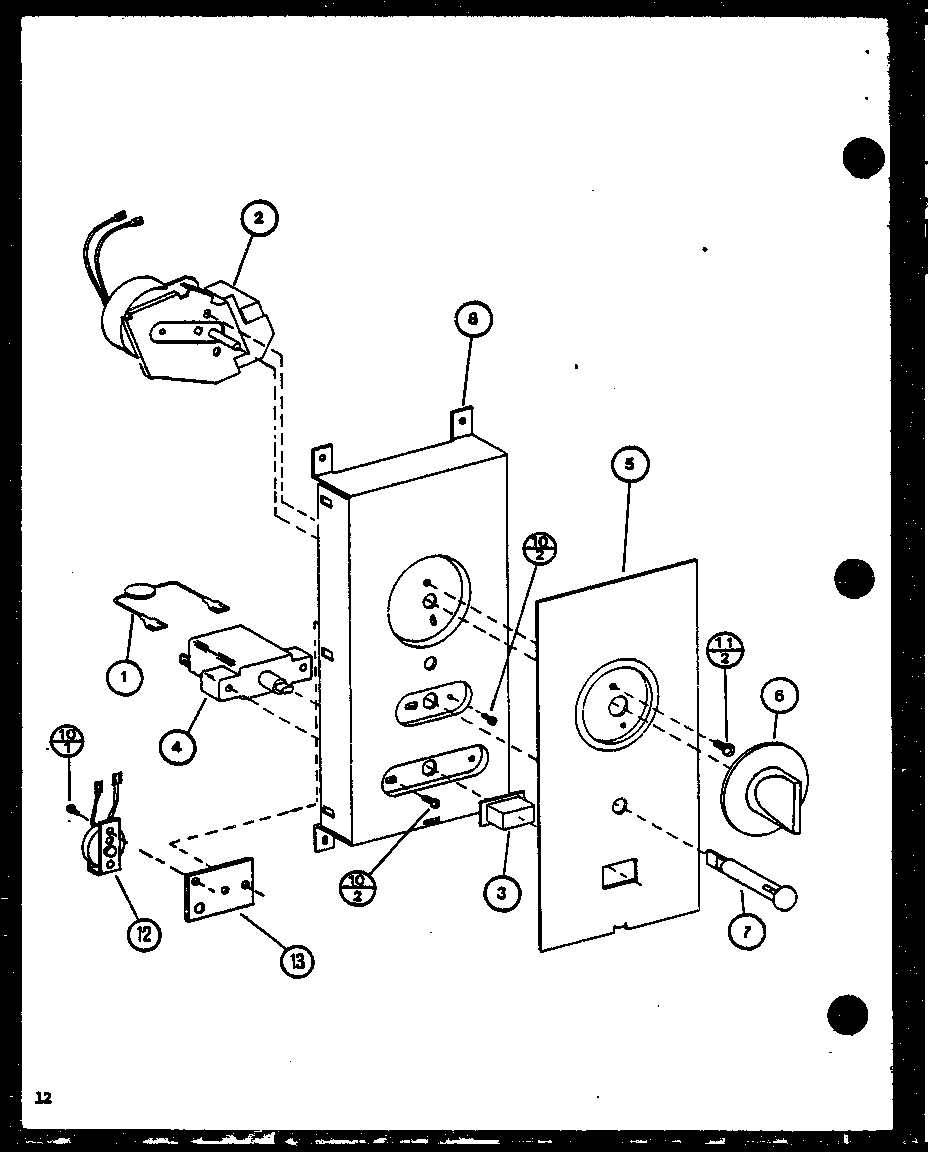 Amana RCS720SE/P7787213M timer diagram
