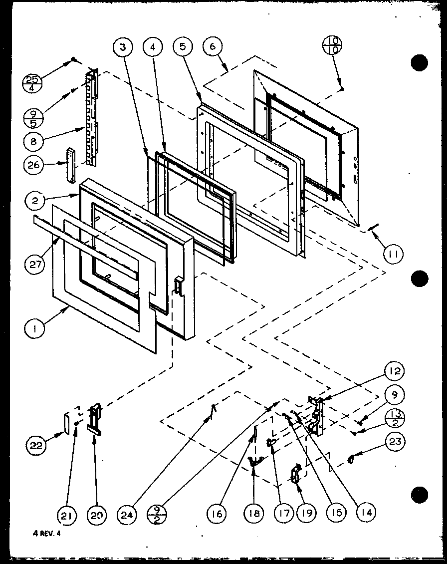 Amana RVS10B/P7787234M door diagram