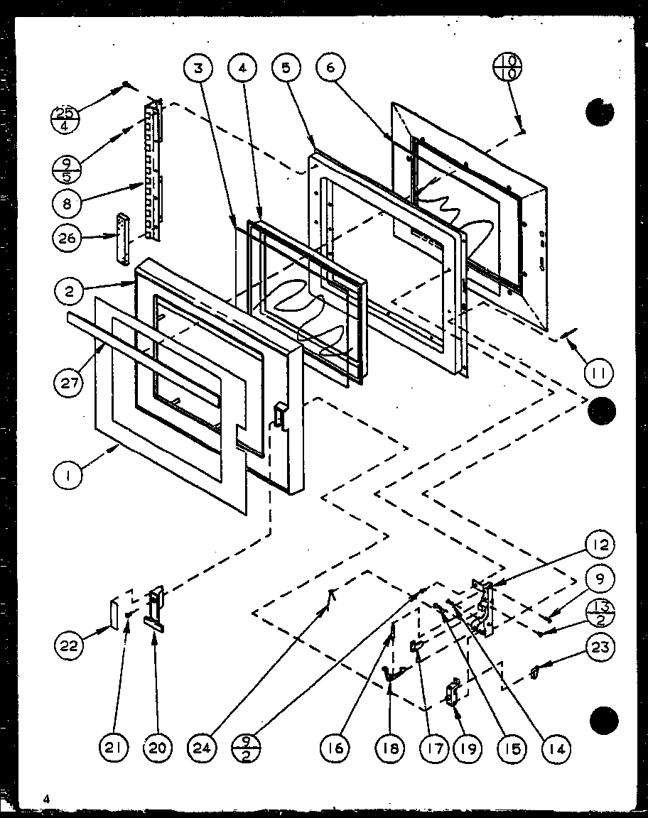 Amana RFS8SW/P7787223M door diagram