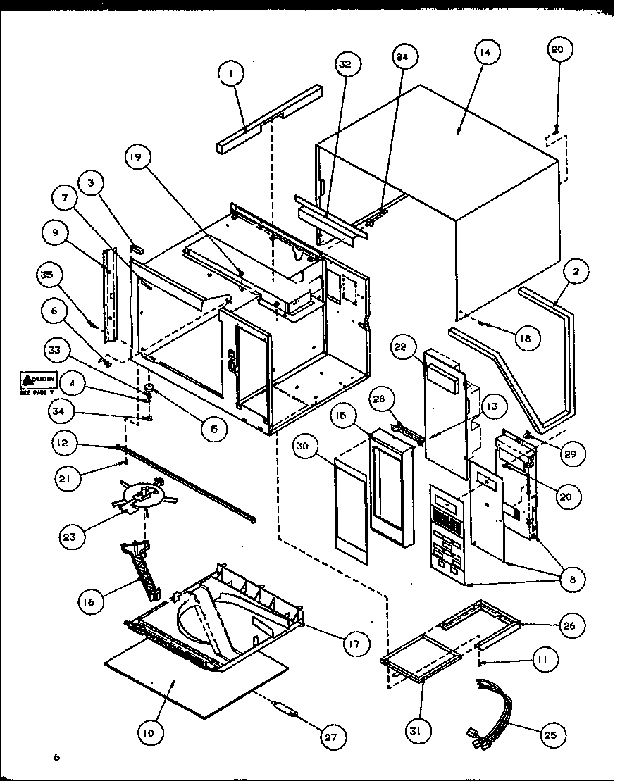 Amana RFS8MPK/P1156007M control diagram