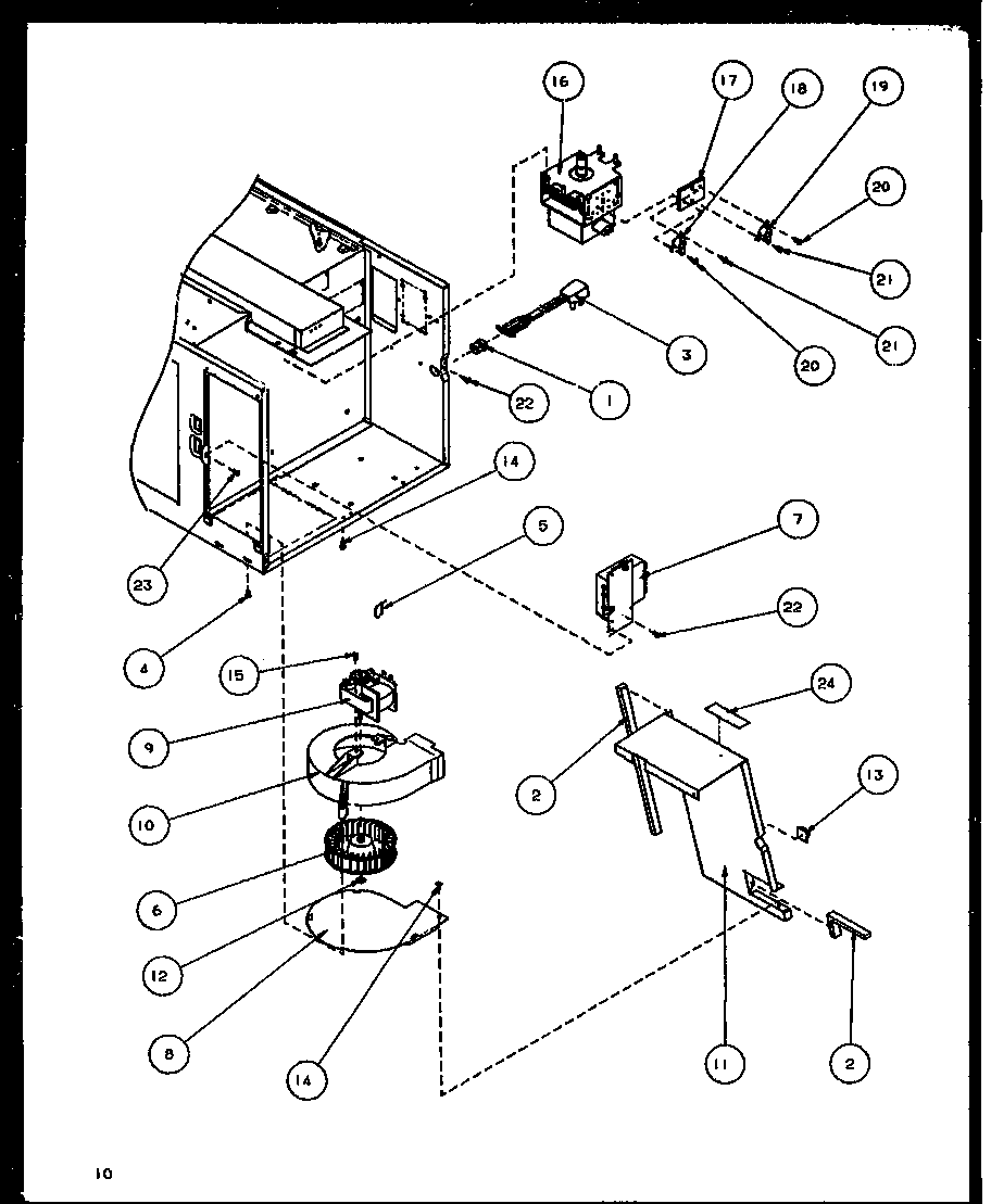 Amana RFS8MPK/P1156007M blower diagram