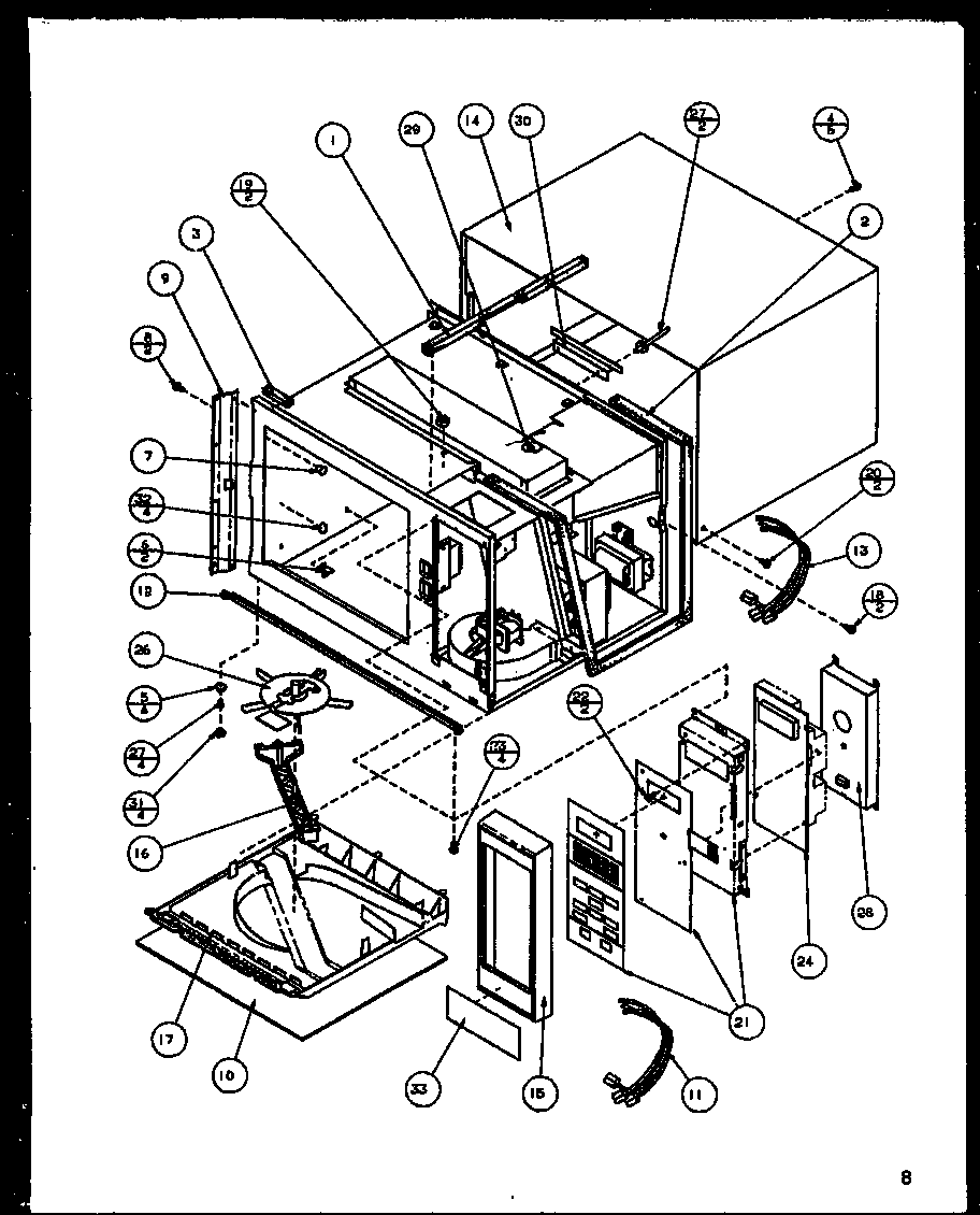 Amana RCS710B/P1152804M control diagram
