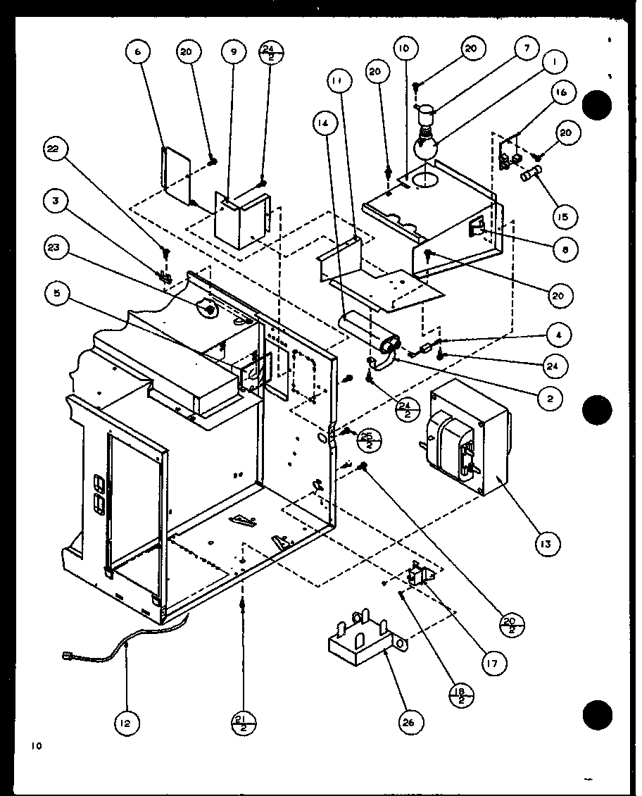 Amana RCS710B/P1152804M transformer diagram