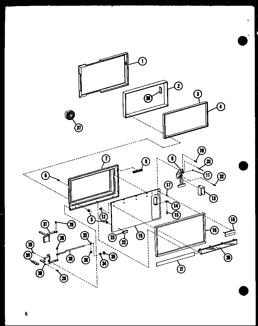 Amana RC10B-DD/P73547-2M door diagram