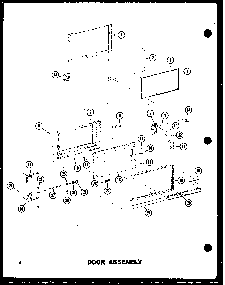 Amana RC-20/P72100-2M door assembly (rc-14/p72100-1m) (rc-14/p72100-3m) (rc-14/p72100-6m) (rc-20/p72100-4m) (rc-20/p72100-2m) (rc-20/p72100-5m) diagram