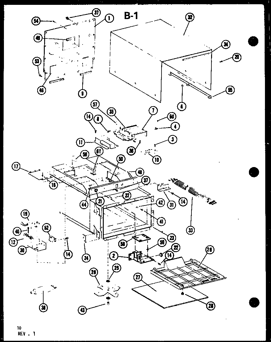 Amana RC-14T/P73824-8M cabinet parts diagram