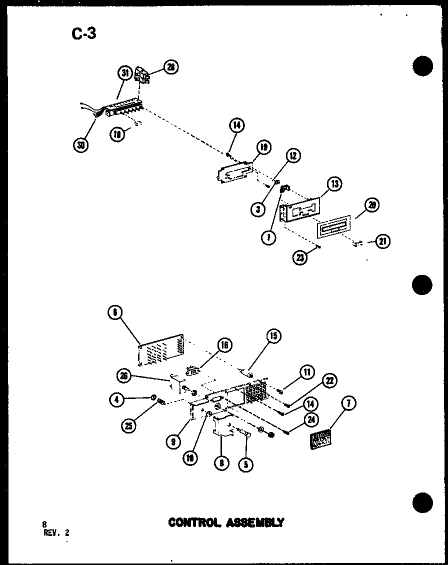 Amana RC10B-PB/P75085-8M control diagram