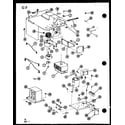 Amana RC10B-PB/P75085-13M transformer and magnetron diagram