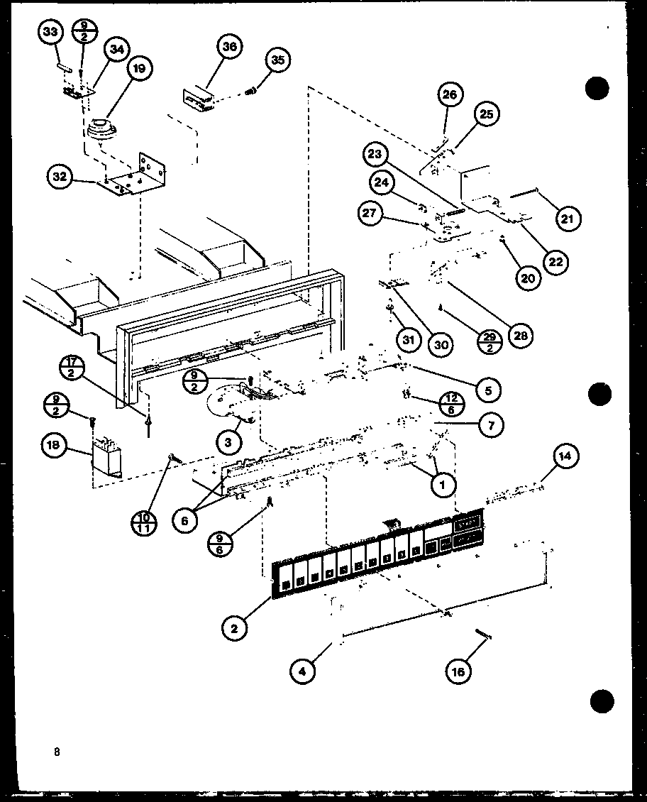 Amana RC-10SE/P76881-1M control diagram