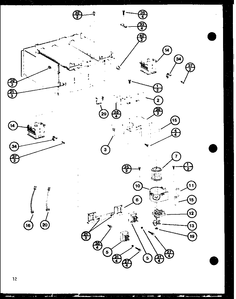 Amana RC-10SE/P76881-1M blower diagram