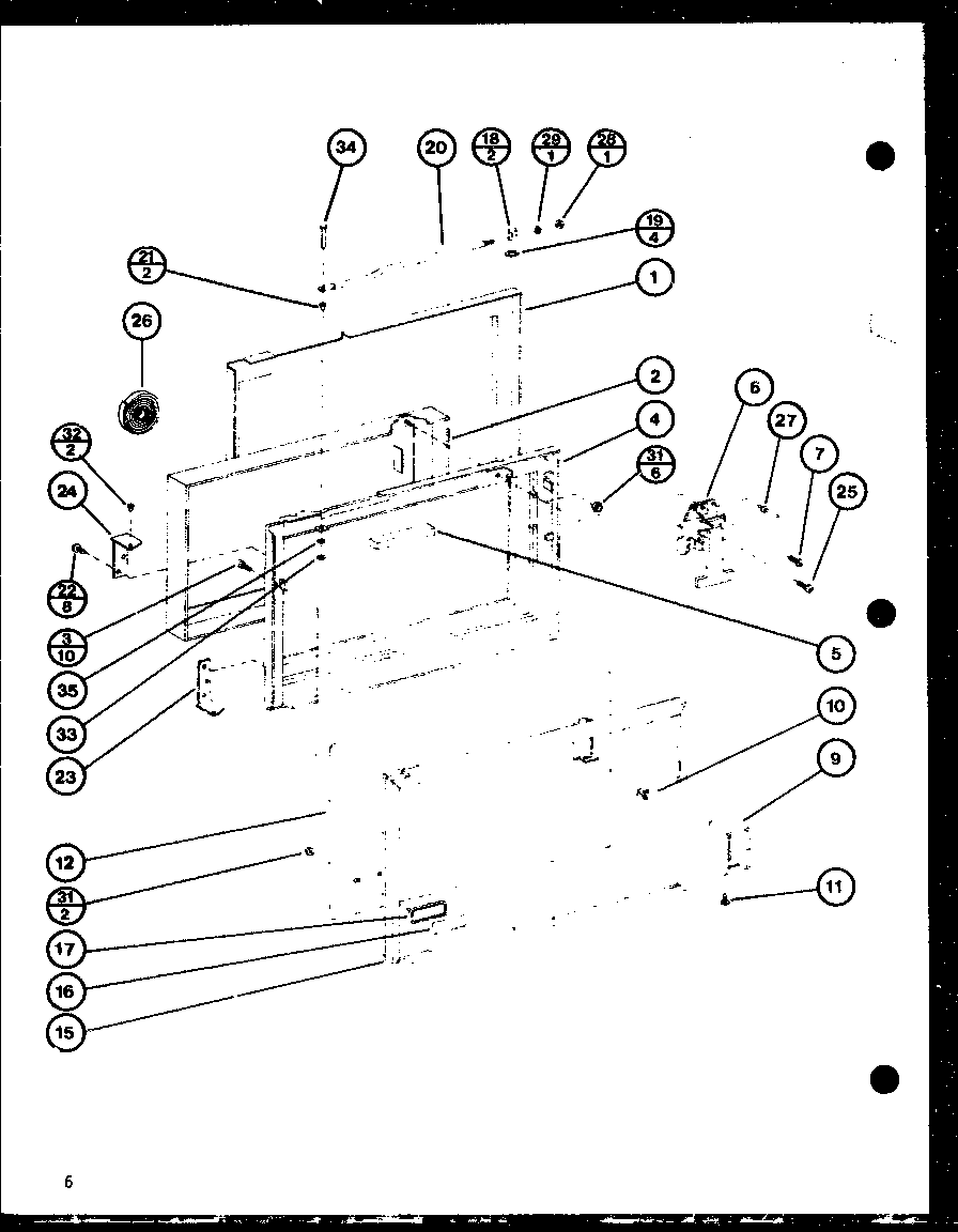 Amana RC-10SE/P76881-6M door diagram