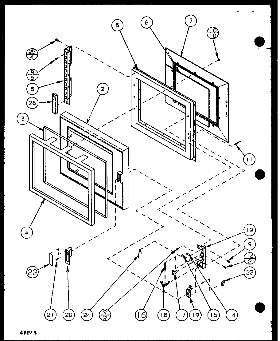 Amana RCS710/P7787224M door diagram
