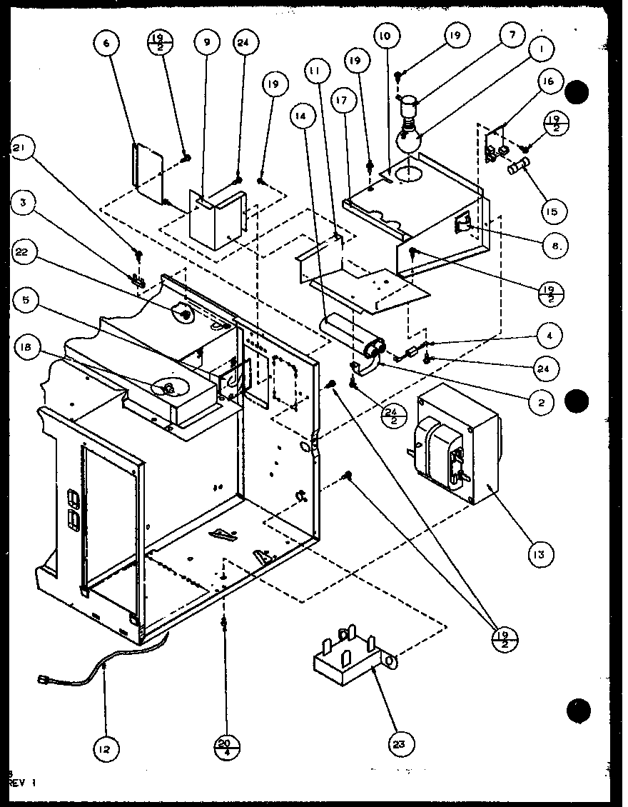 Amana RCS720B/P1140401M transformer diagram