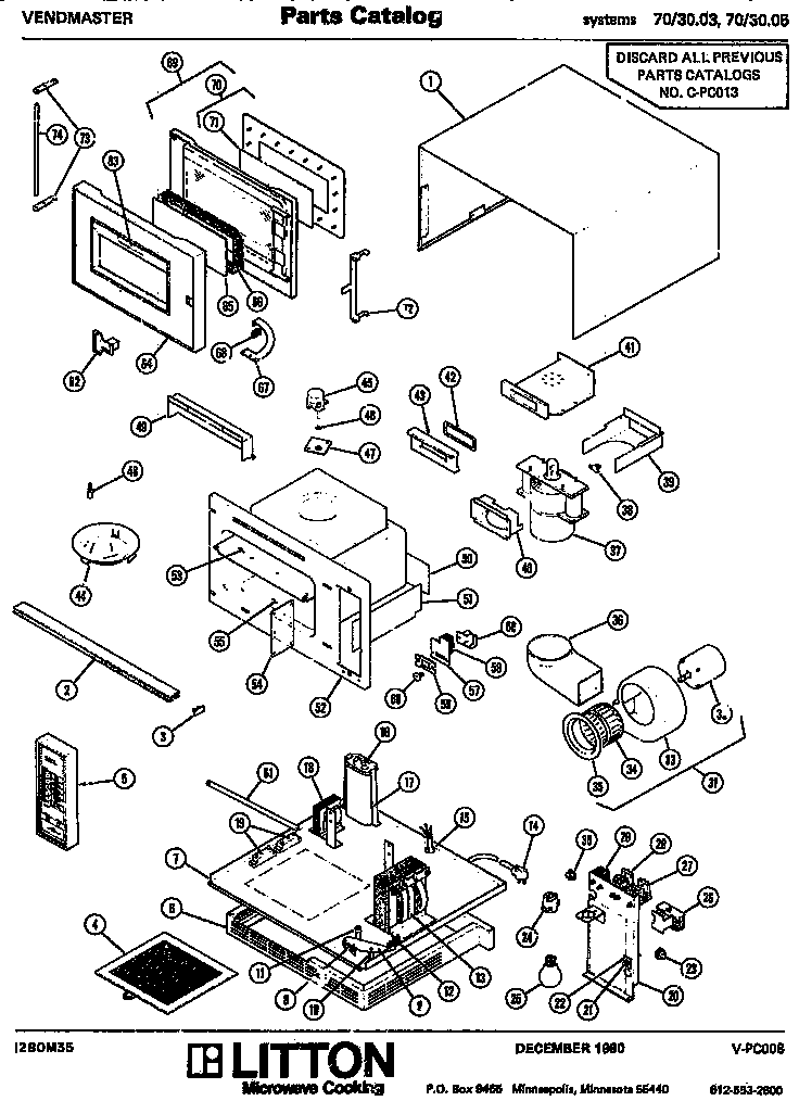 Amana 70/30.03 (70/30.03) (70/30.05) diagram