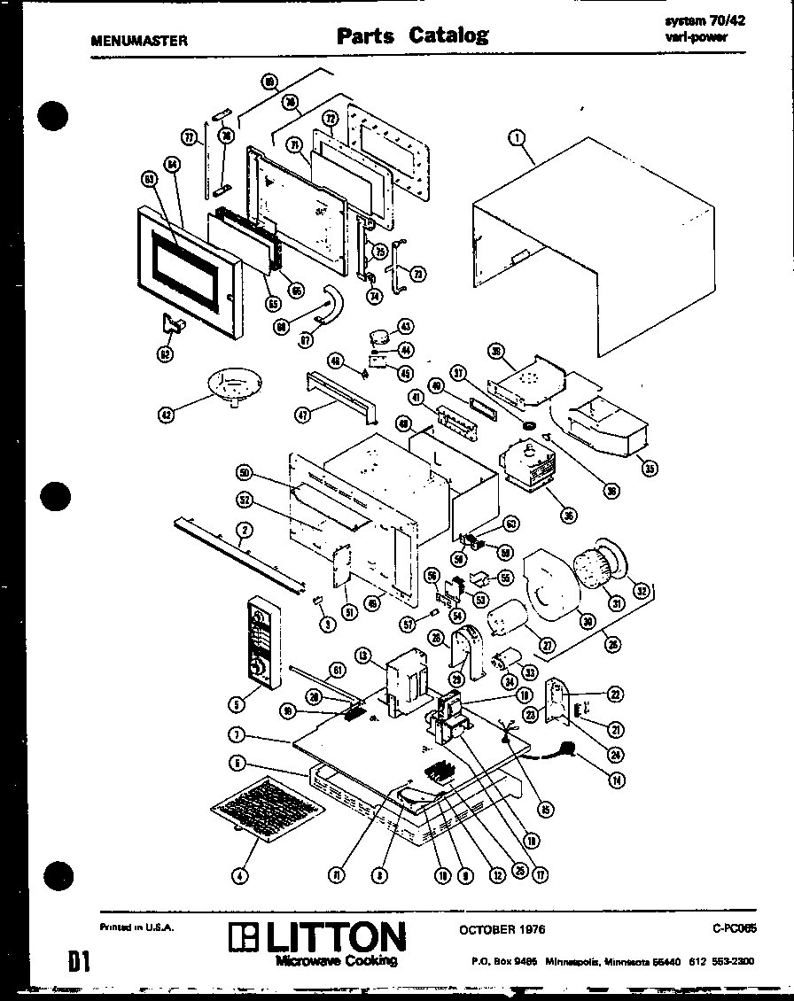 Amana 70/42 (70/42) diagram