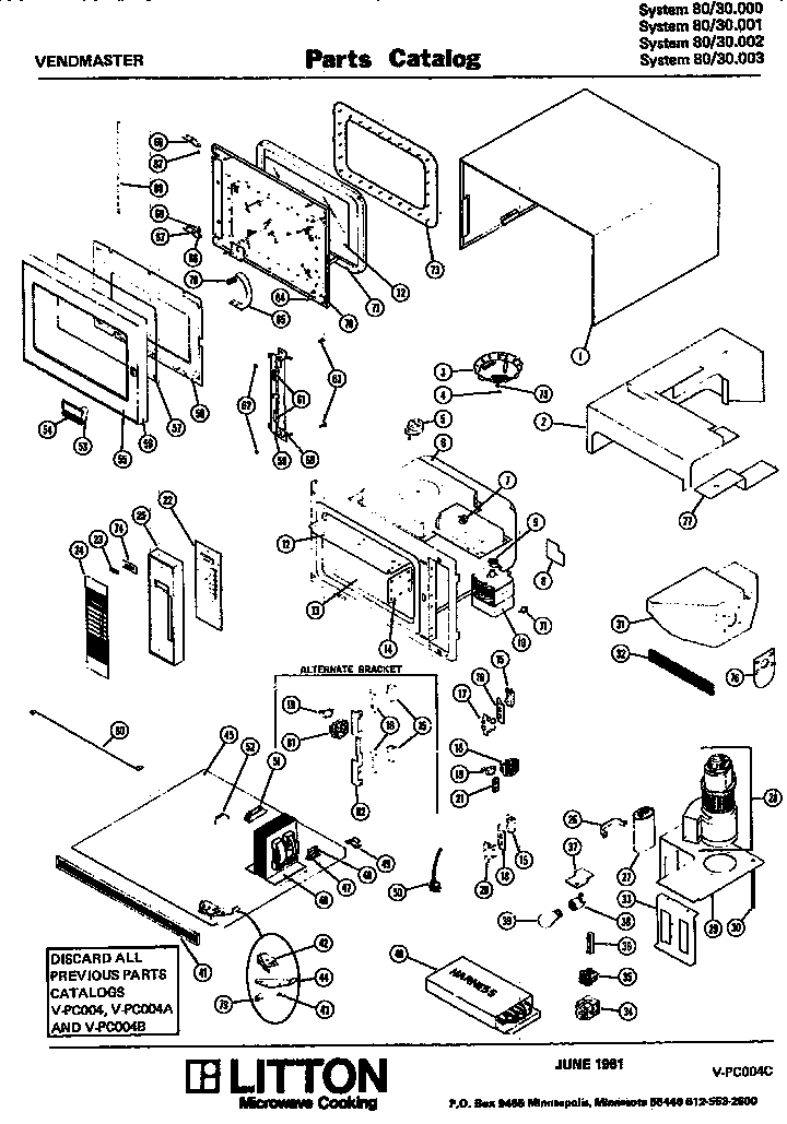 Amana 80/30.001 (80/30.000) (80/30.001) (80/30.002) (80/30.003) diagram