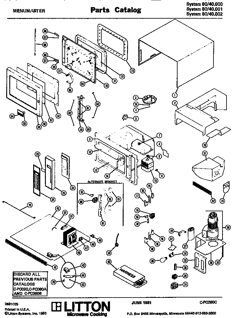 Amana 80/40.001 (80/40.000) (80/40.001) (80/40.002) diagram