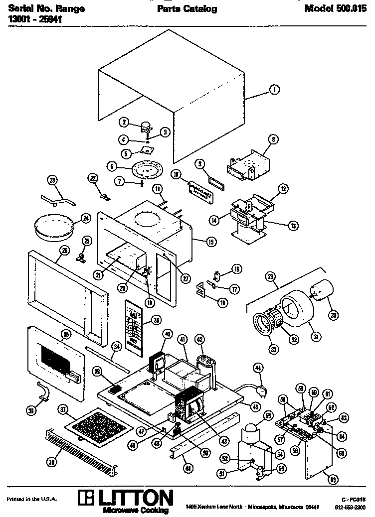Amana 70/05.00 (500.015) diagram