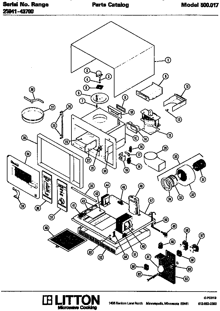 Amana 70/05.00 (500.017) diagram