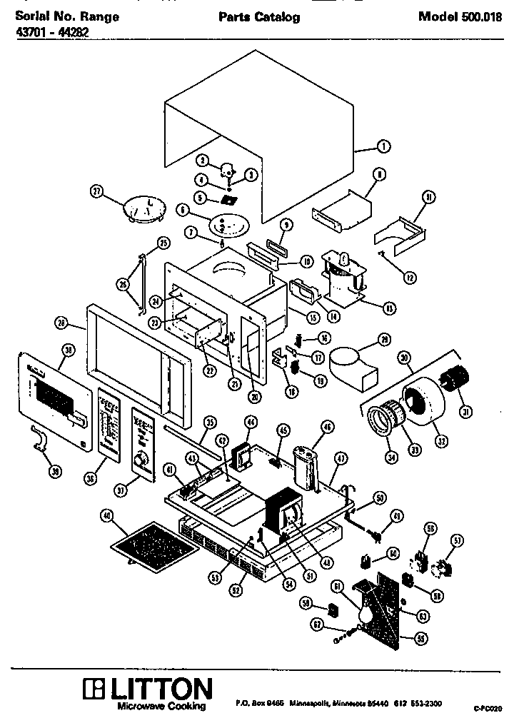Amana 70/05.00 (500.018) diagram