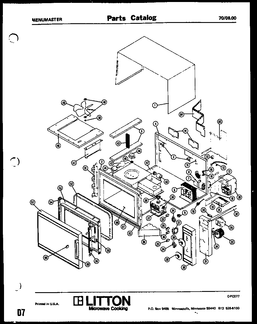 Amana 70/05.00 70/08.00 diagram