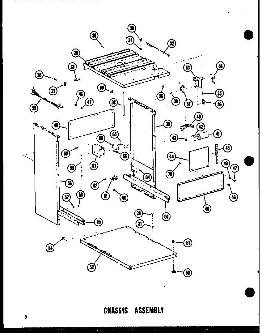 Amana SMCD-2W-AG/P18011-13TG chassis assembly diagram
