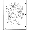 Amana ESMC-1-AG/P18011-11TG chassis assembly diagram