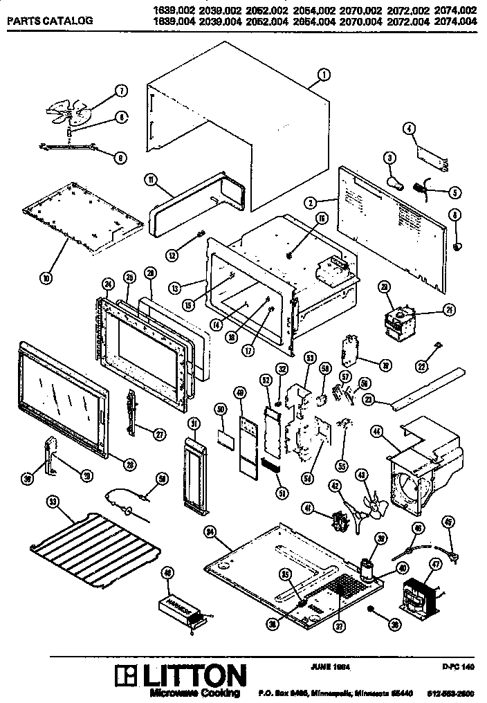 Amana 2039.004 (1639.002) (1639.004) (2039.002) (2039.004) (2052.002) (2052.004) (2054.002) (2054.004) (2070.002) (2070.004) (2072.002) (2072.004) diagram