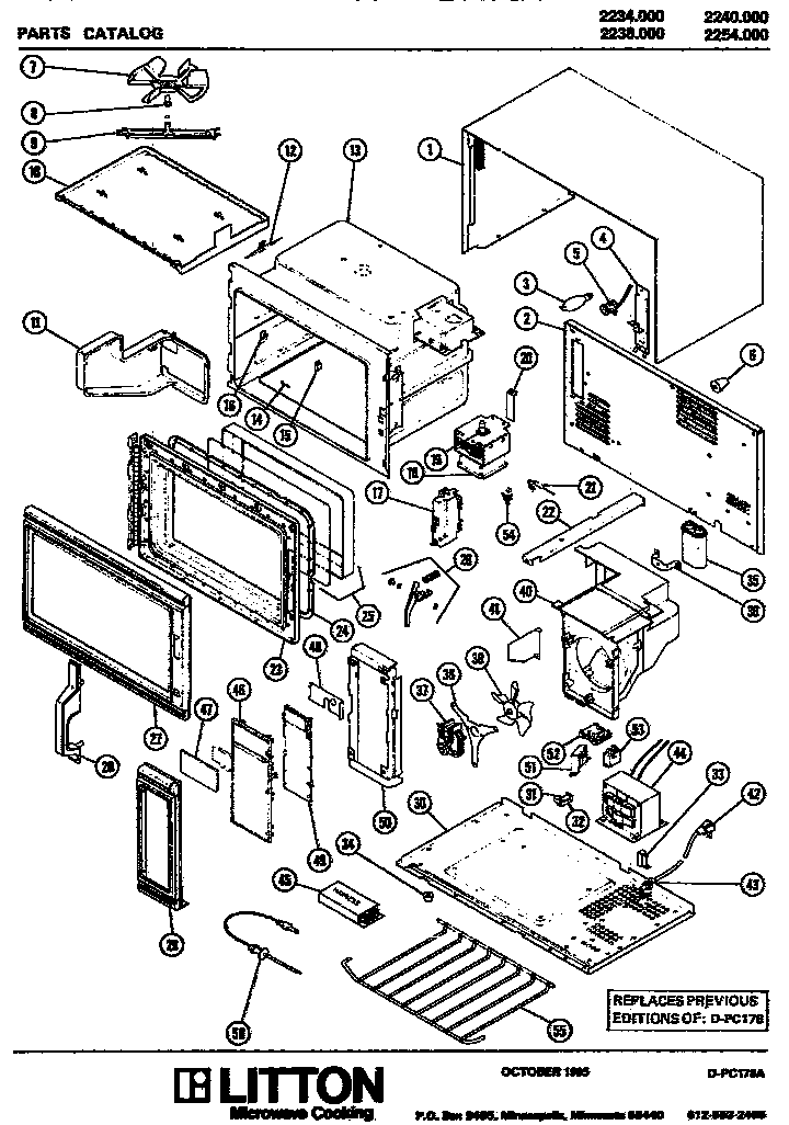 Amana 2234.000 (2234.000) (2238.000) (2240.000) (2254.000) diagram