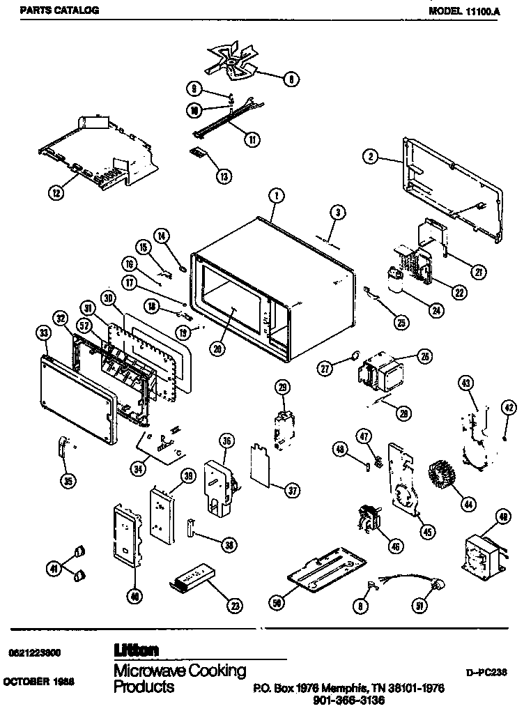Amana 2494.001 mw parts (11100.a) diagram